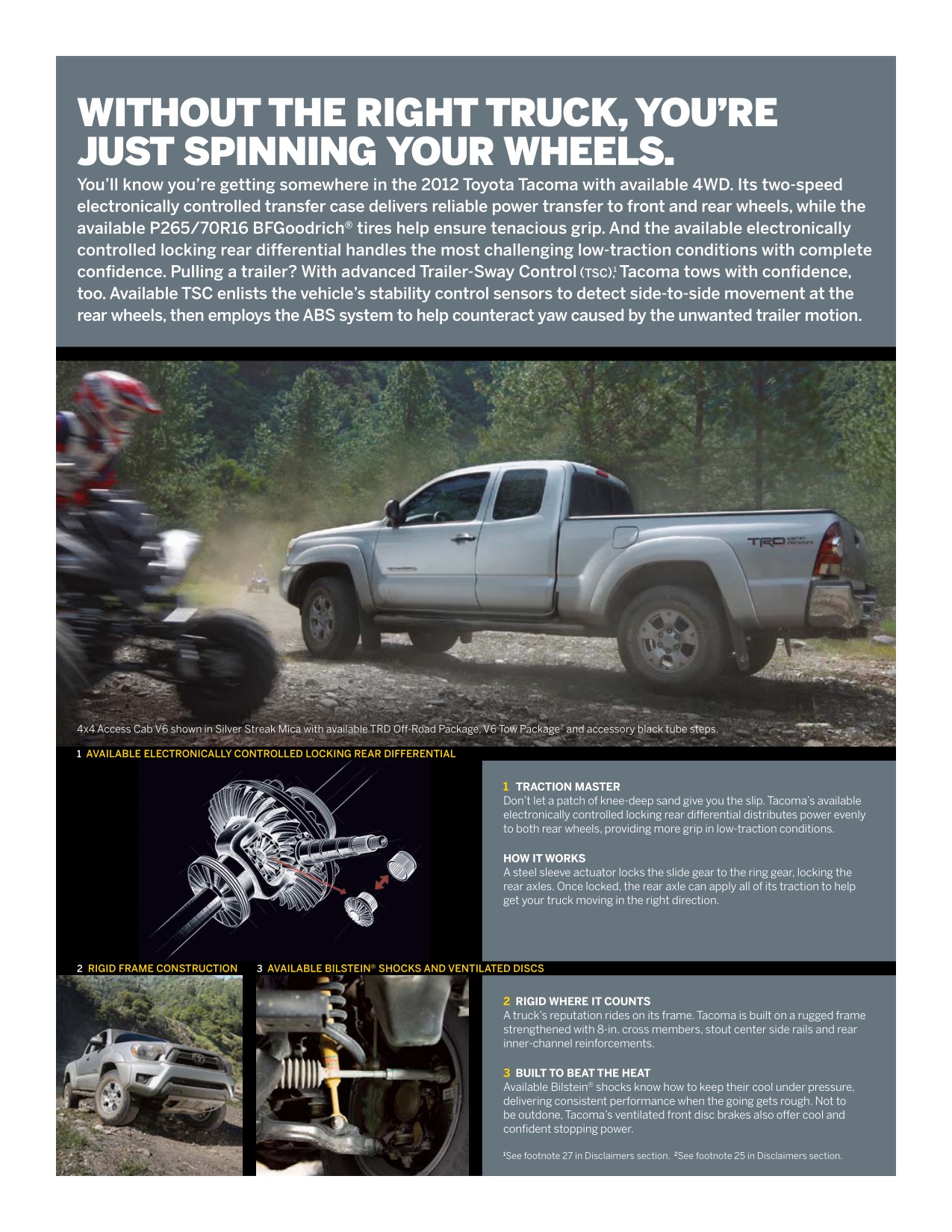 2012 Toyota Tacoma Brochure Page 4